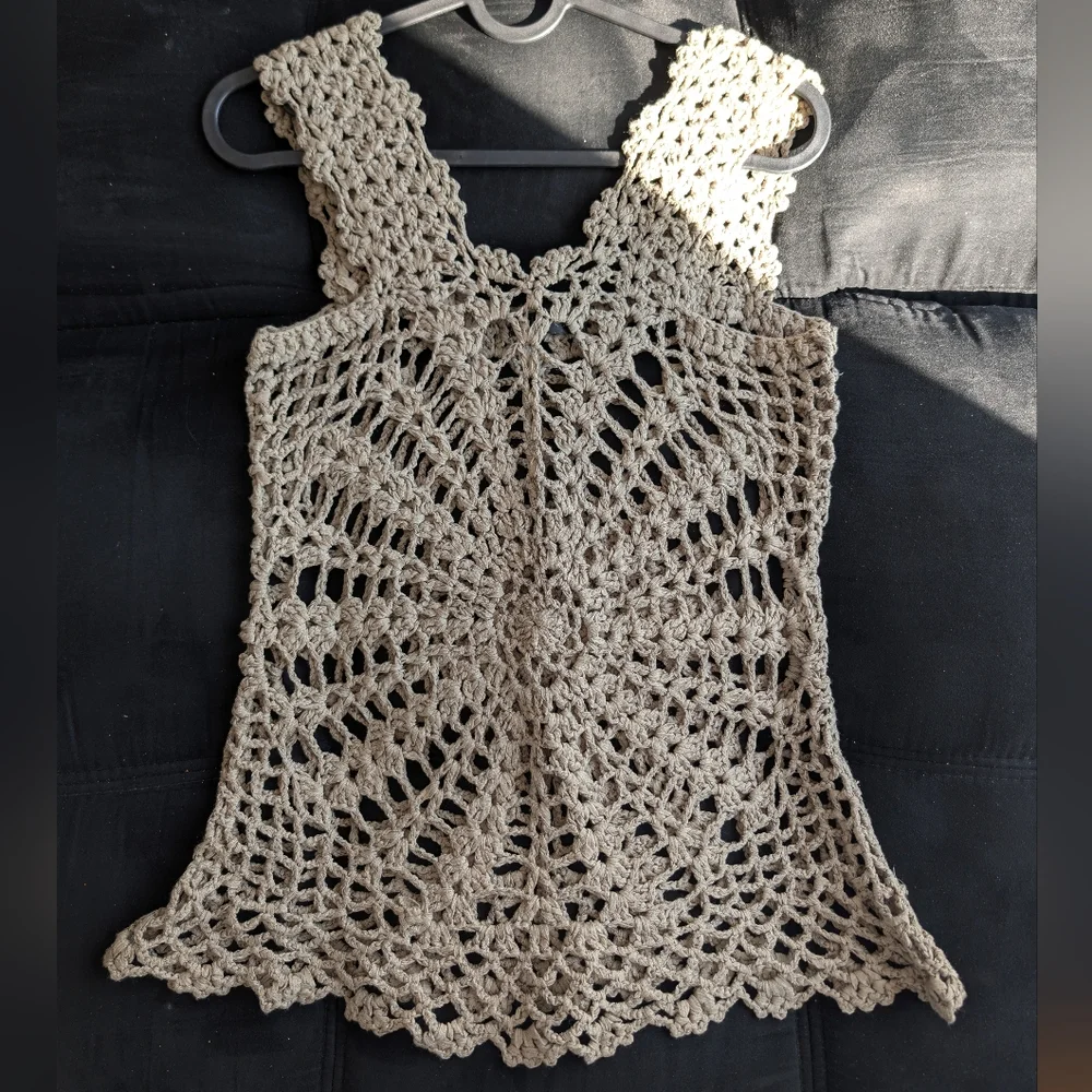 Diamant Angel Boho Crochet Knit Tank - Picture 3 of 8